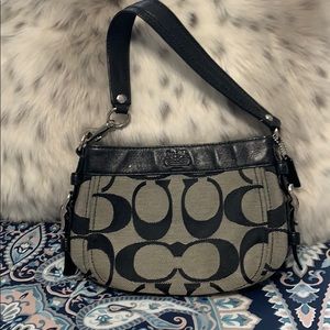 Black coach bag WORN TWICE